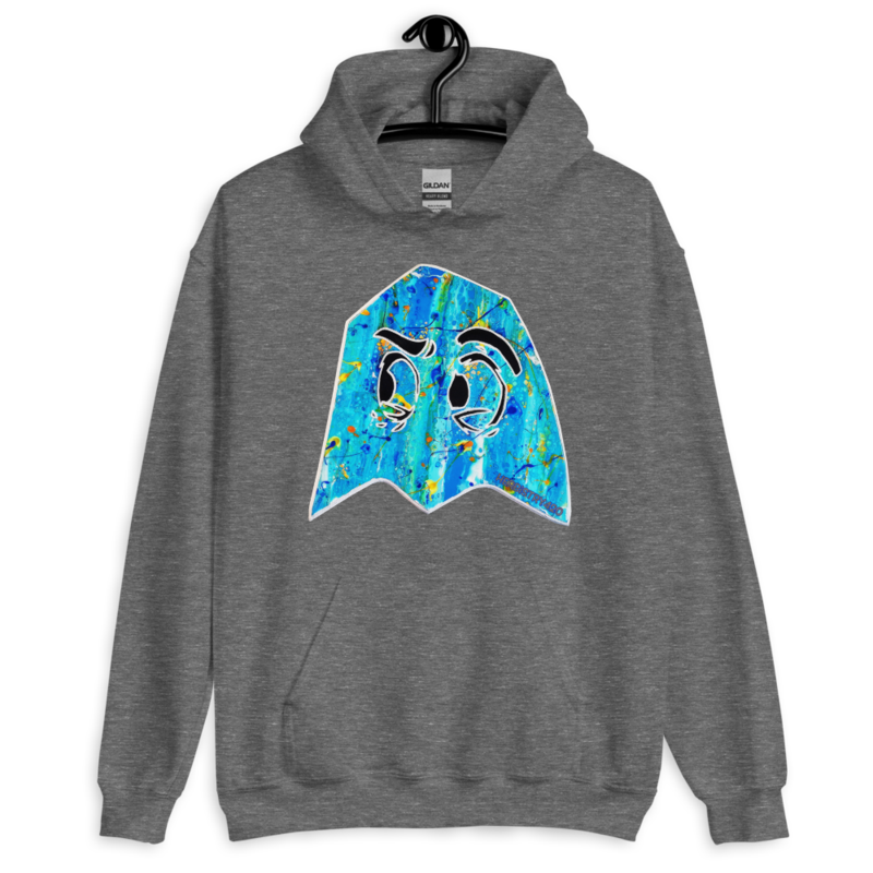 Blue Ghost – Unisex Hoodie — graphite heather