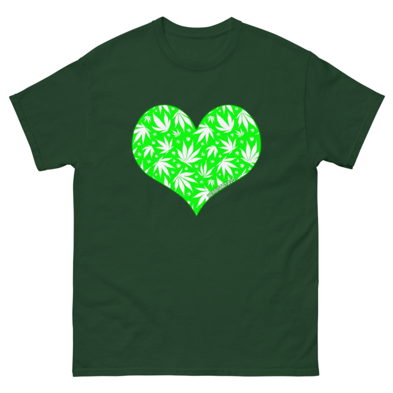 Love Weed – Unisex Classic Tee — forest green