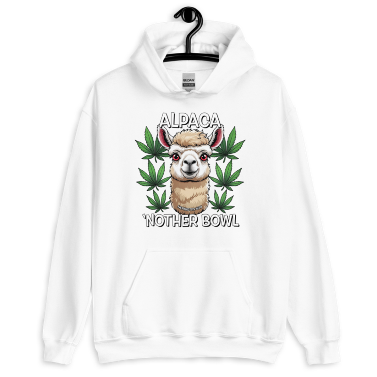 Alpaca 'Nother Bowl – Unisex Hoodie — white