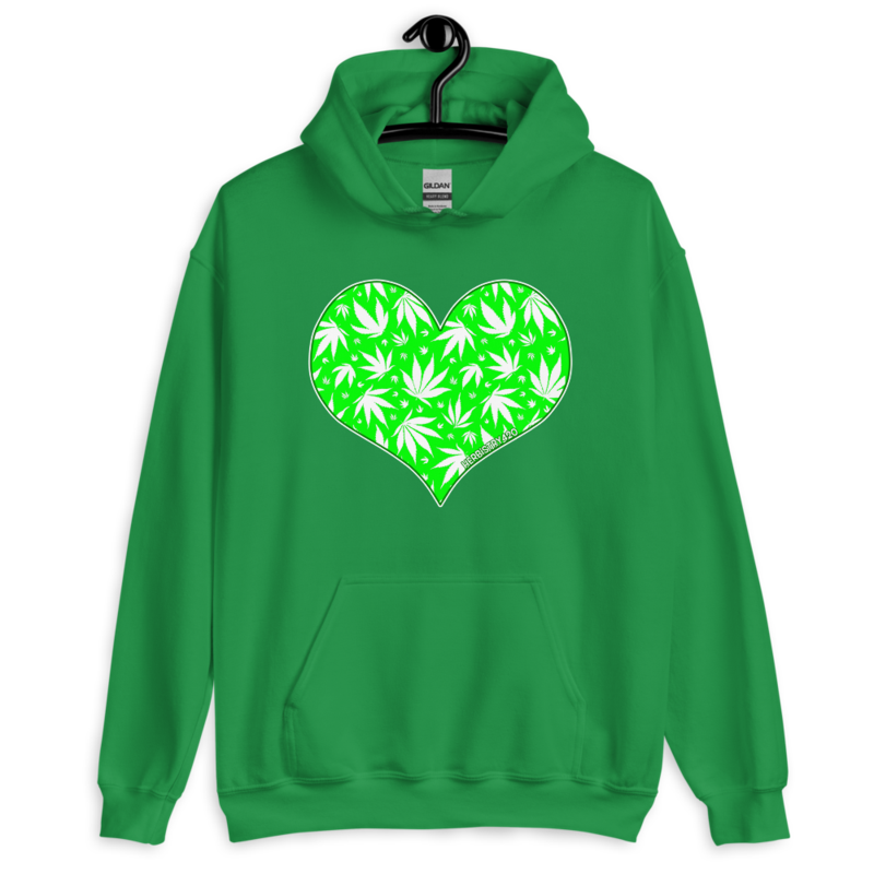 Love Weed – Unisex Hoodie — irish green