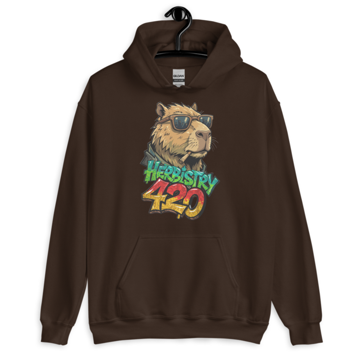 Cappy Life – Unisex Hoodie — dark chocolate