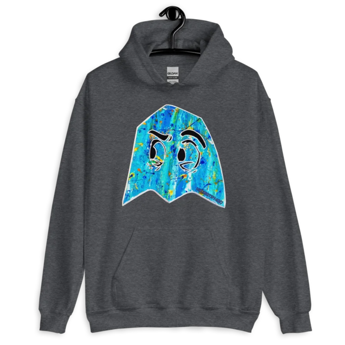 Blue Ghost – Unisex Hoodie — dark heather