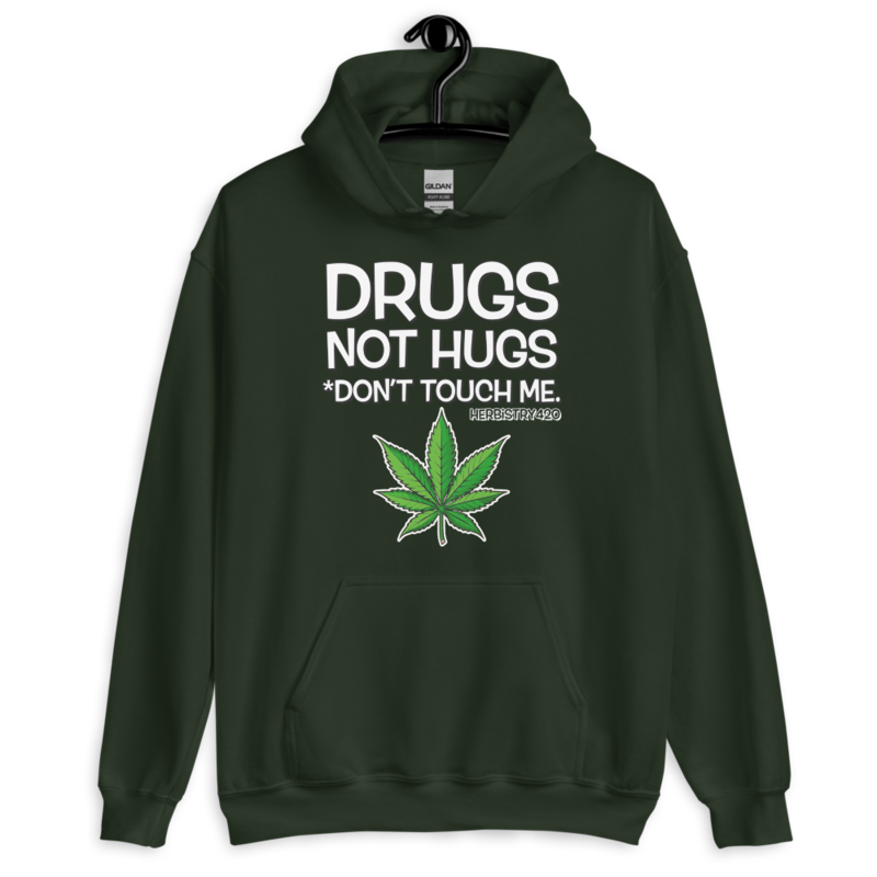 Don't Touch Me – Unisex Hoodie — forest green