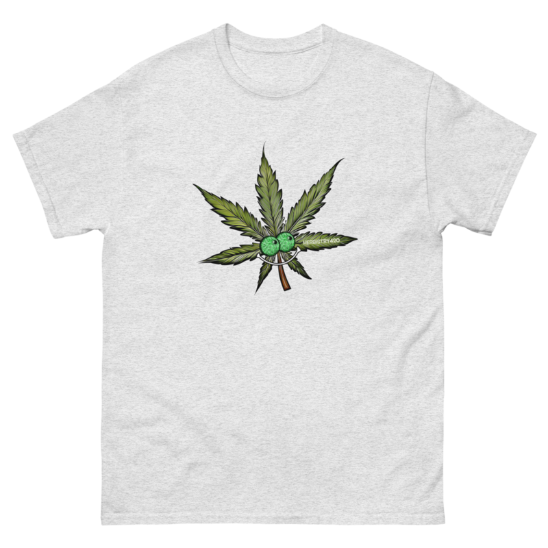 Happy Leaf – Unisex Classic Tee — ash