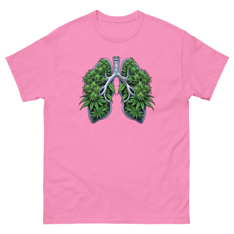 Weed Lungs – Unisex classic tee — azalea