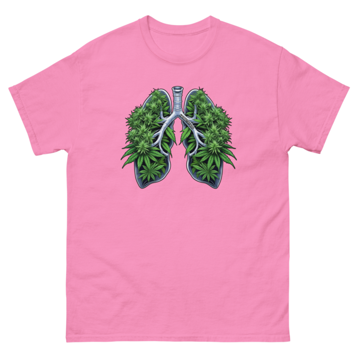 Weed Lungs – Unisex classic tee — azalea