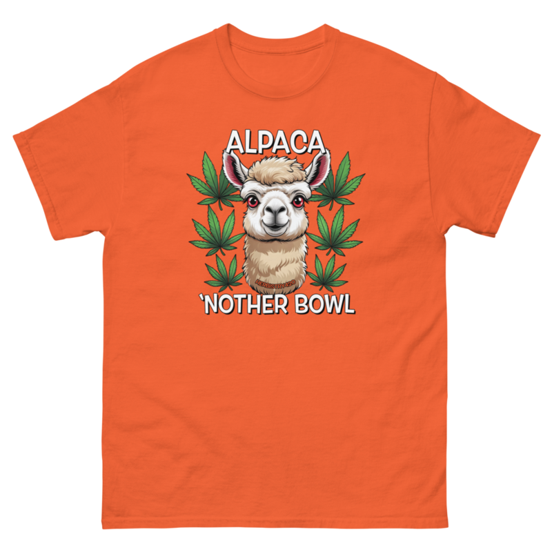 Alpaca 'Nother Bowl – Unisex classic tee — orange