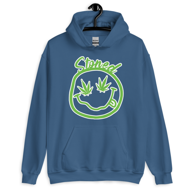Stoned – Unisex Hoodie — indigo blue