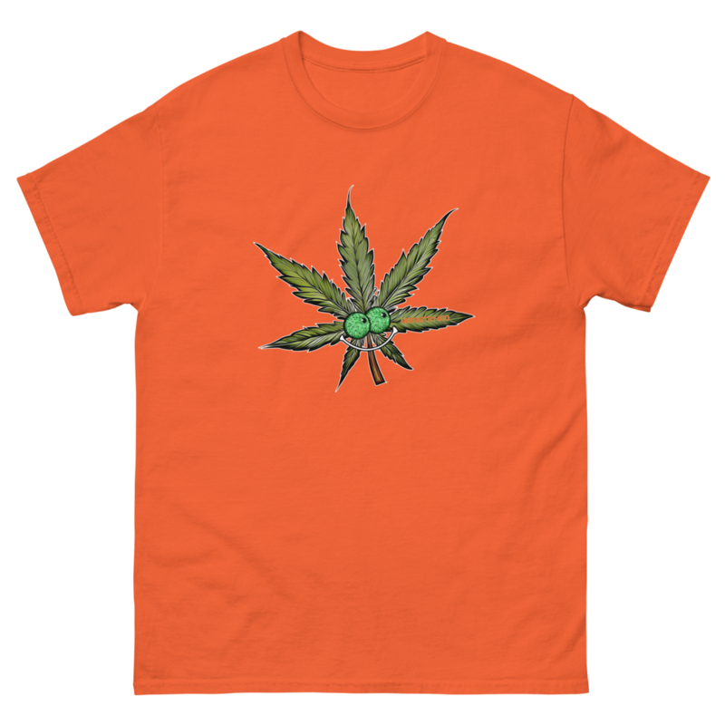 Happy Leaf – Unisex Classic Tee — orange