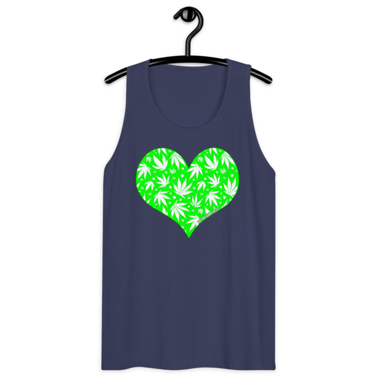 Love Weed – Men’s premium tank top — harbor blue