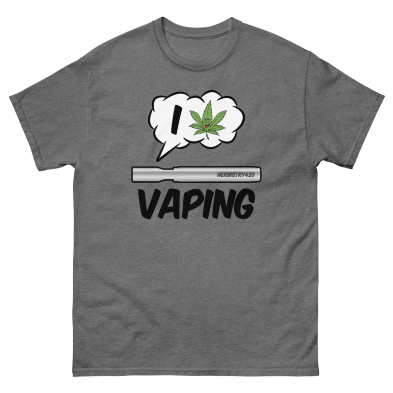 I Love Vaping – Unisex classic tee — graphite heather