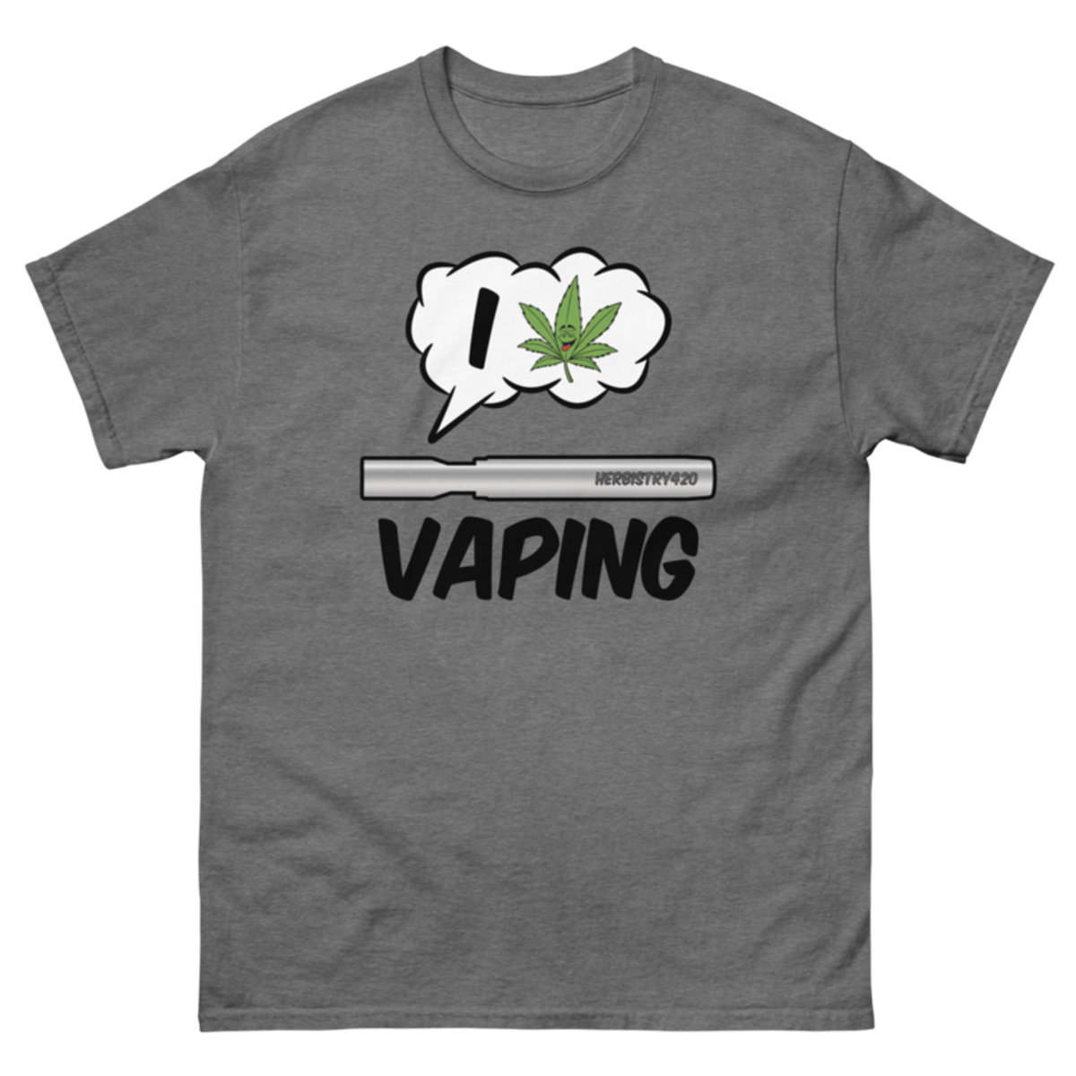 I Love Vaping – Unisex classic tee — graphite heather