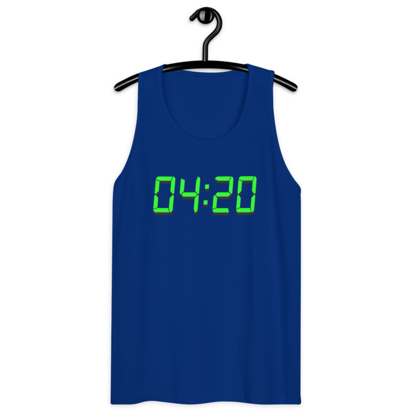 04:20 Digital – Men’s premium tank top — team royal