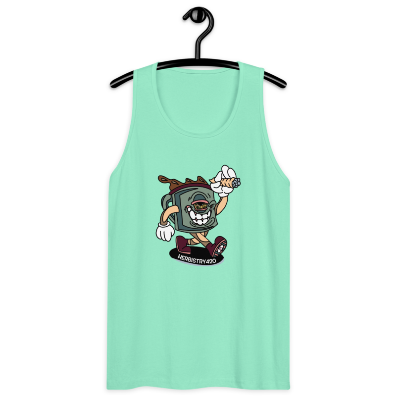 Coffee Cup – Men’s premium tank top — mint