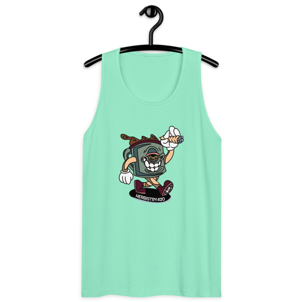 Coffee Cup – Men’s premium tank top — mint