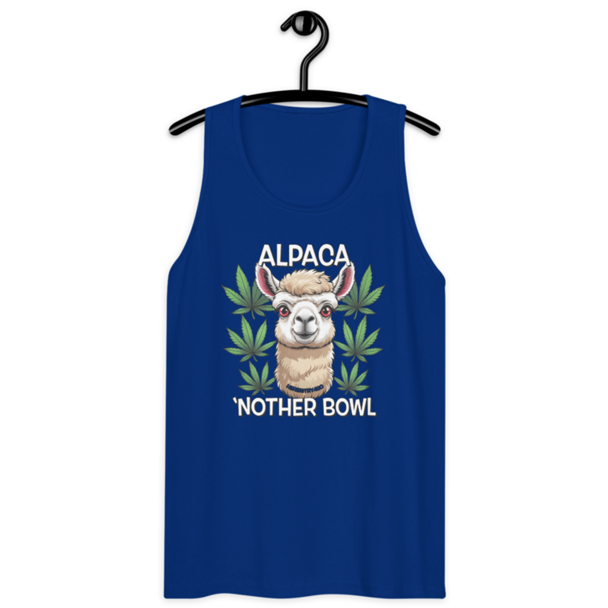Alpaca 'Nother Bowl – Men’s premium tank top — team royal