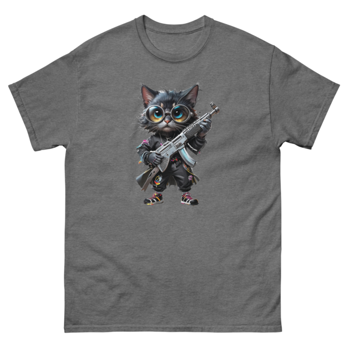 OG Cat – Unisex classic tee — graphite heather