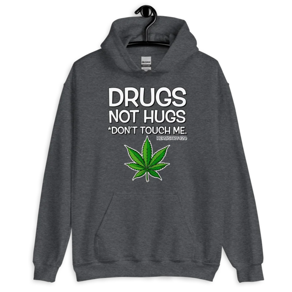 Don't Touch Me – Unisex Hoodie — dark heather