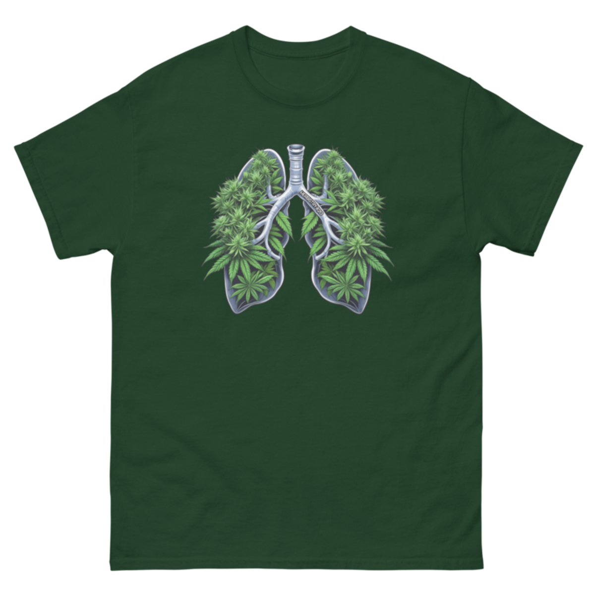 Weed Lungs – Unisex classic tee — forest green