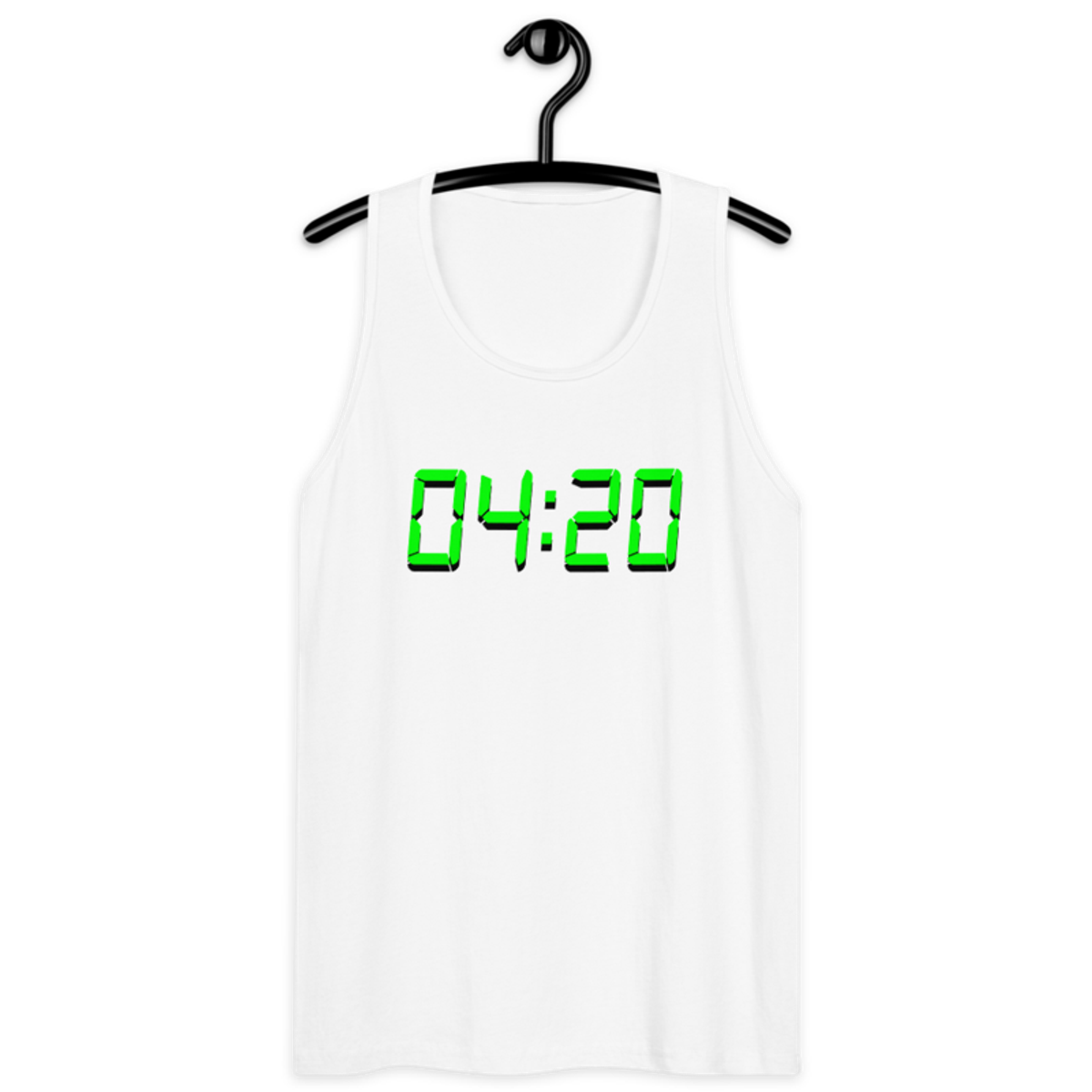 04:20 Digital – Men’s premium tank top — white