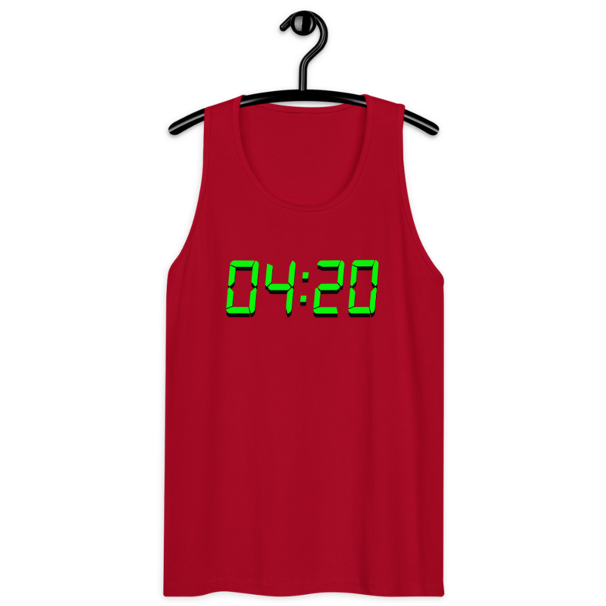 04:20 Digital – Men’s premium tank top — red