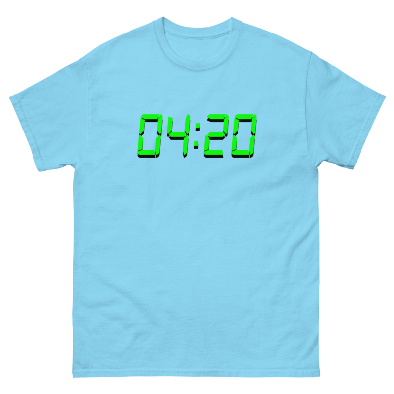 04:20 Digital – Unisex Classic Tee — sky