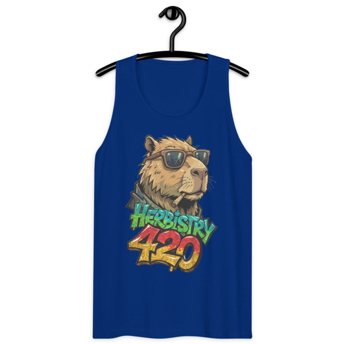 Cappy Life – Men’s premium tank top — team royal