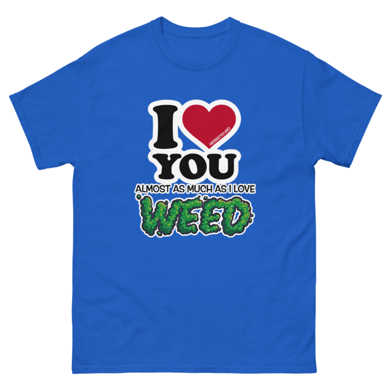 I Love You Almost – Unisex Classic Tee — royal