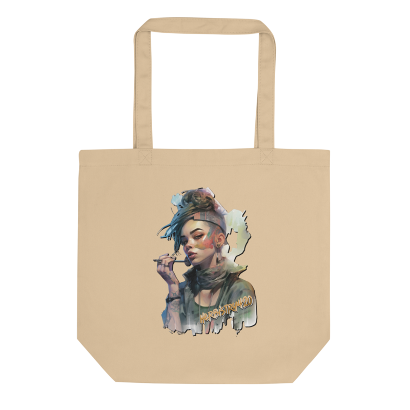 Steampunk Girl 2 – Eco Tote Bag — oyster