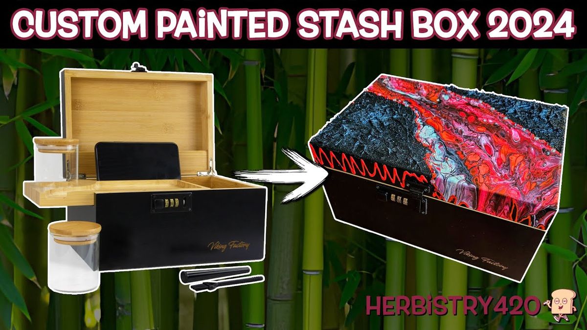 custom painted stash box