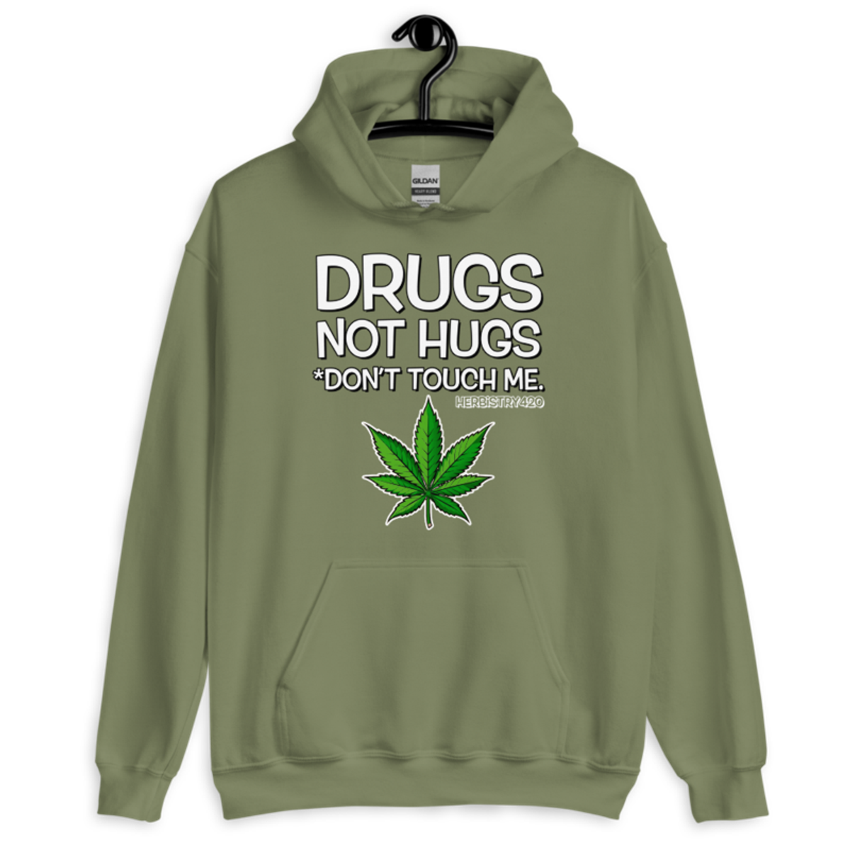 Don't Touch Me – Unisex Hoodie — military green