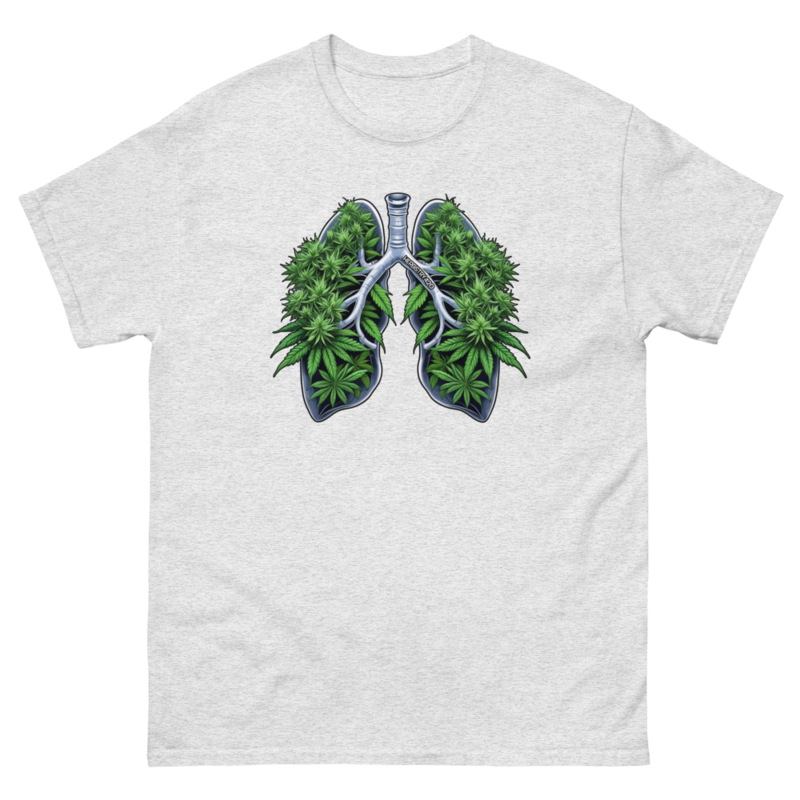Weed Lungs – Unisex classic tee — ash