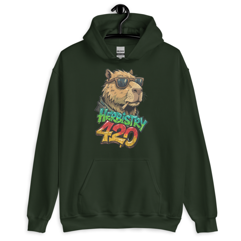 Cappy Life – Unisex Hoodie — forest green
