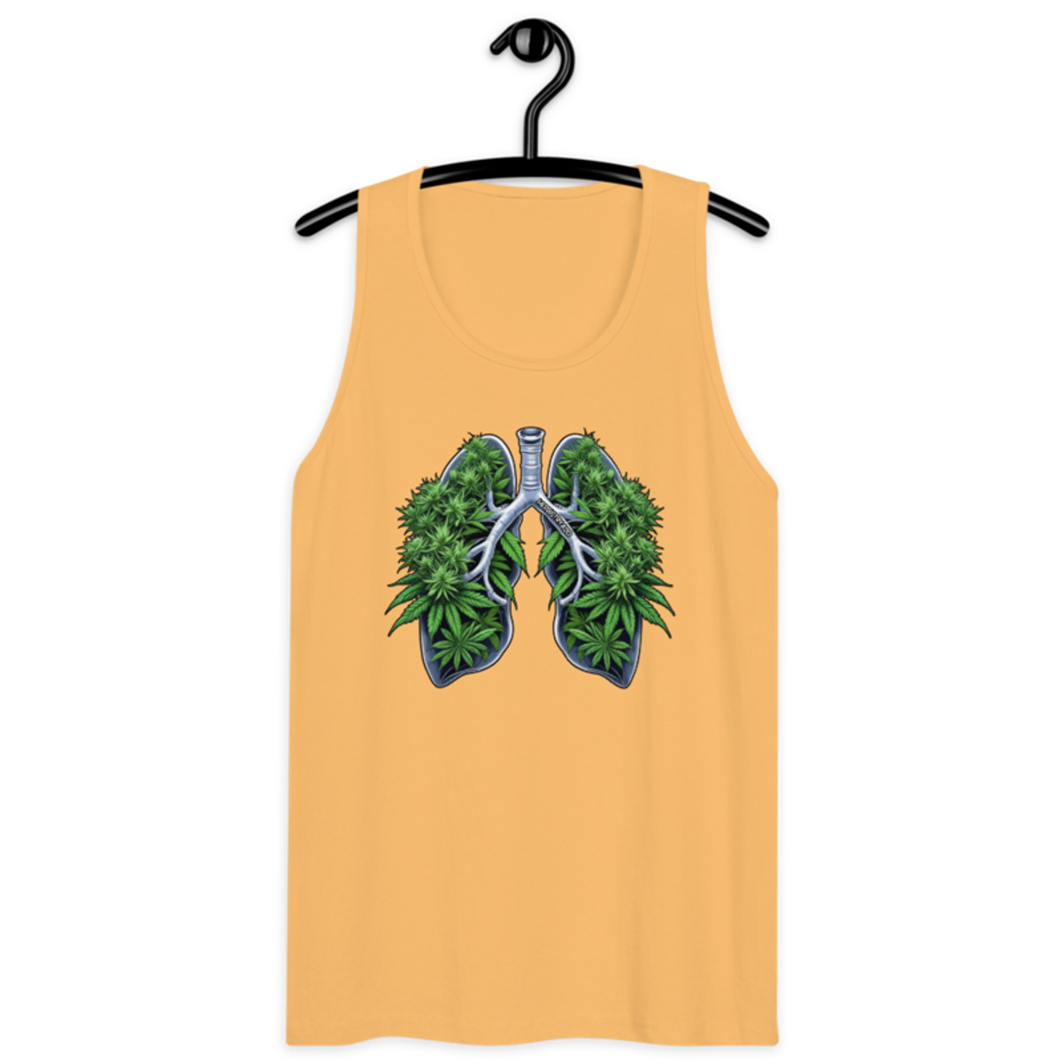 Weed Lungs – Men’s premium tank top — squash
