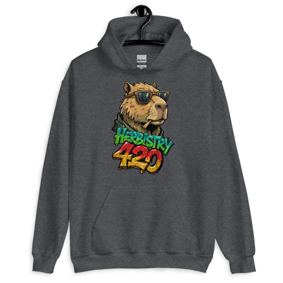 Cappy Life – Unisex Hoodie — dark heather