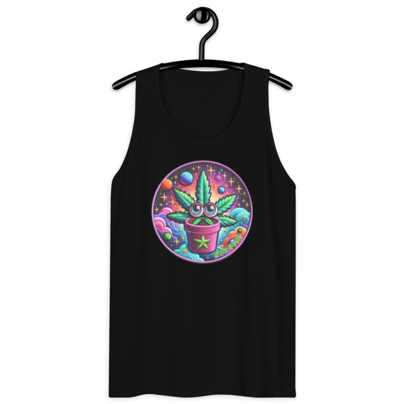 Space Plant – Men’s premium tank top
