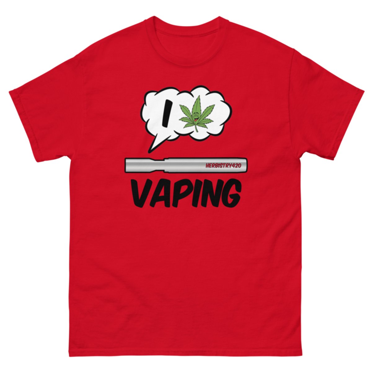 I Love Vaping – Unisex classic tee — red