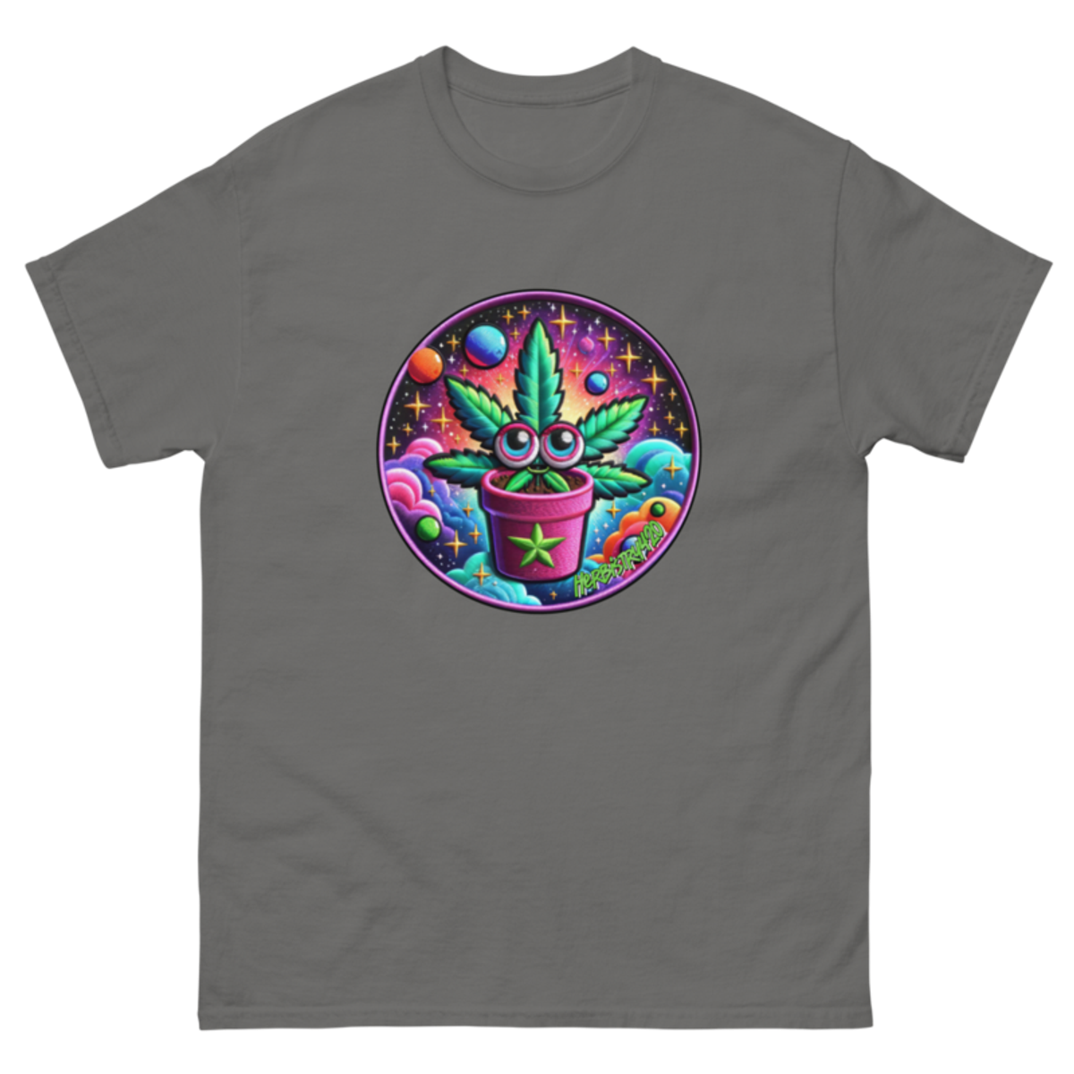 Space Plant – Unisex Classic Tee — charcoal
