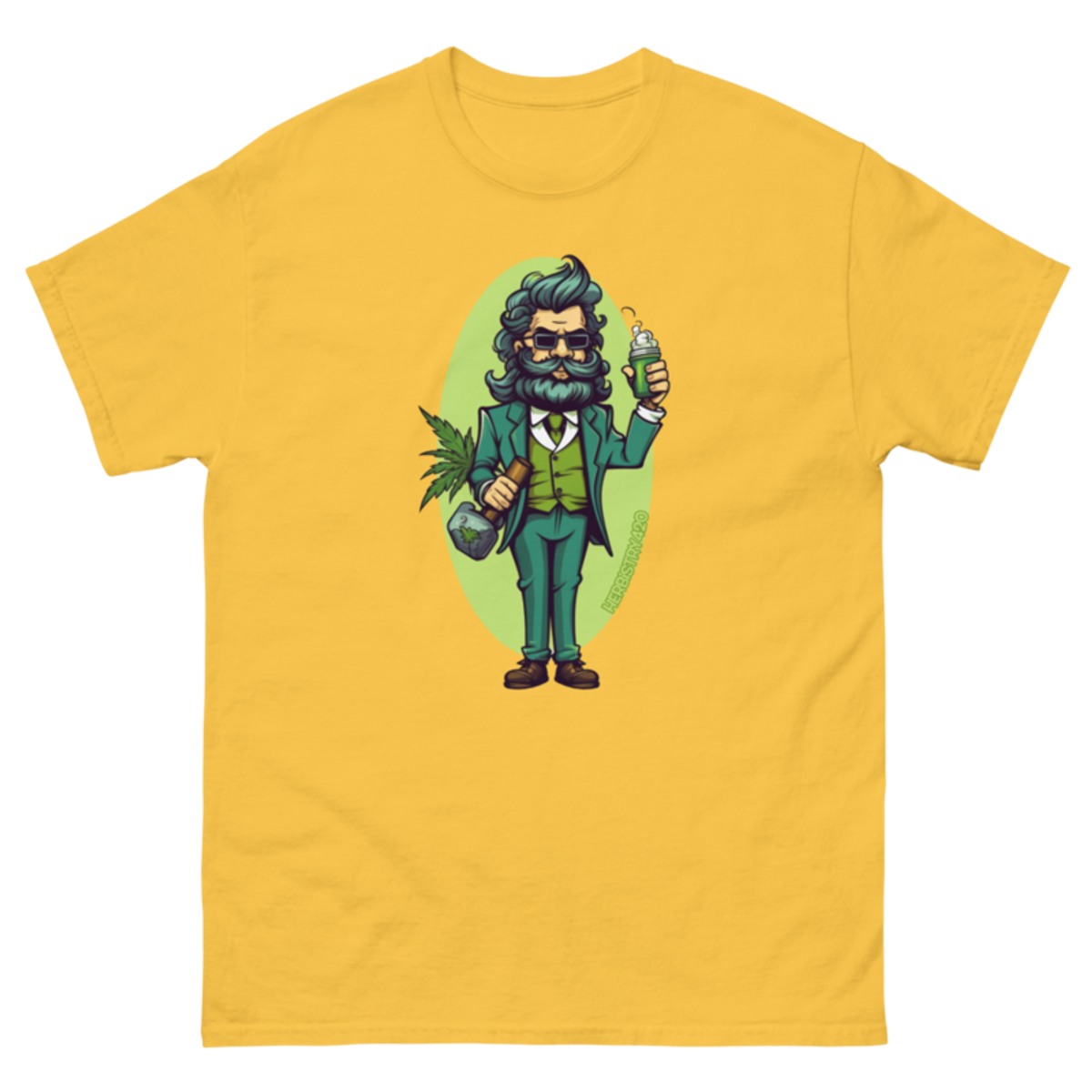 Weed Hipster – Unisex Classic Tee — daisy