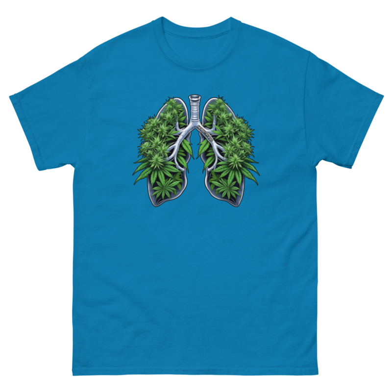Weed Lungs – Unisex classic tee — sapphire