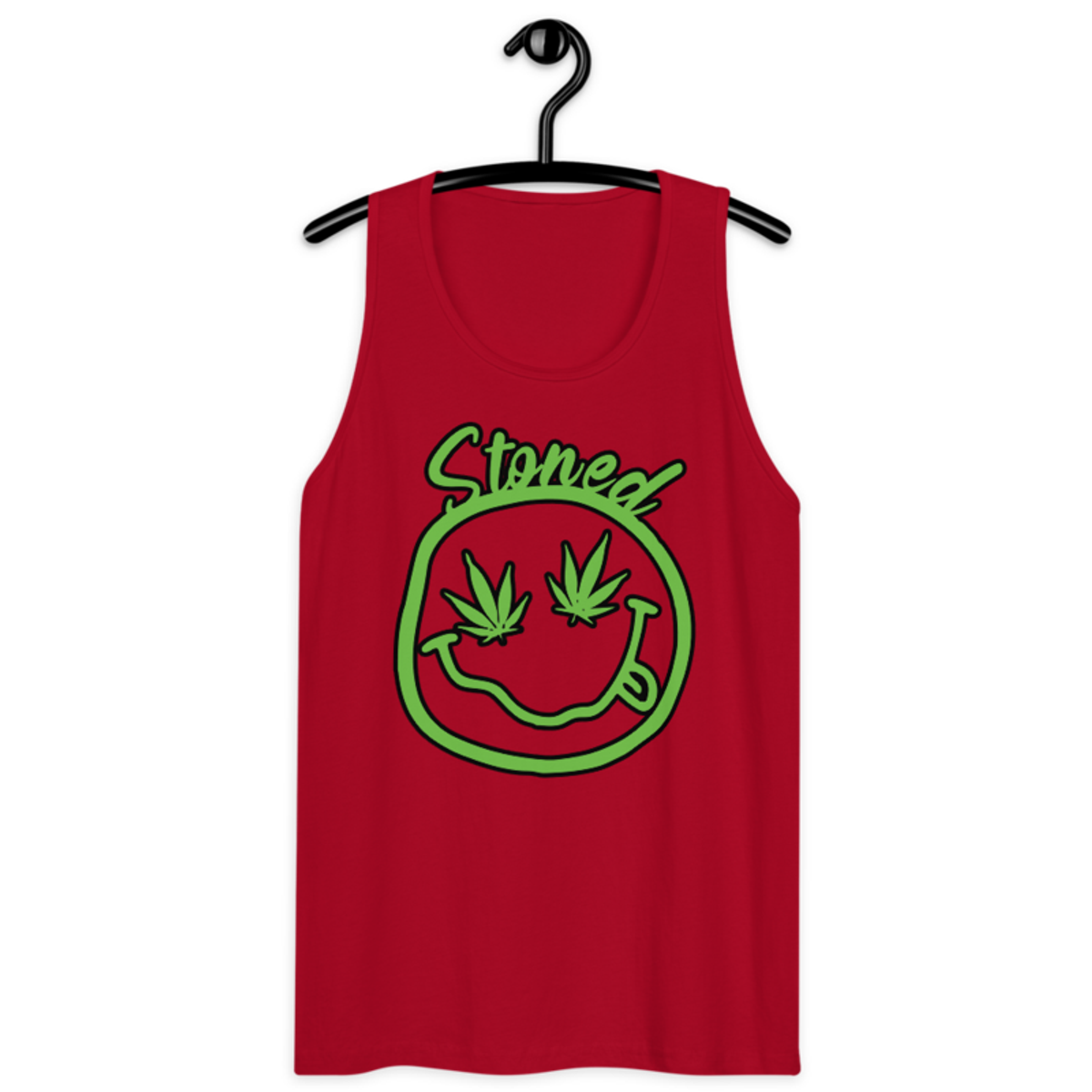 Stoned – Men’s premium tank top — red