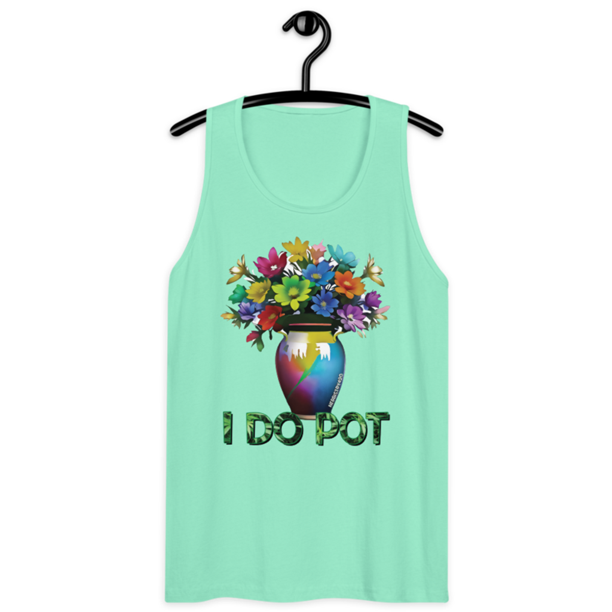 I Do Pot – Men’s premium tank top — mint