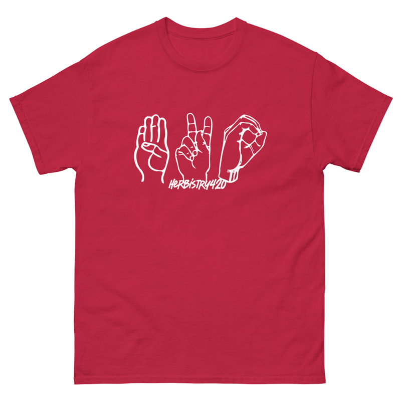 420 Hands – Unisex Classic Tee — cardinal