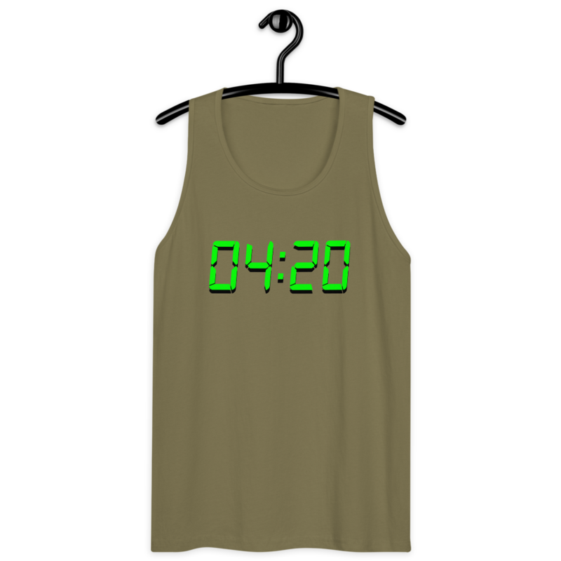 04:20 Digital – Men’s premium tank top — military green