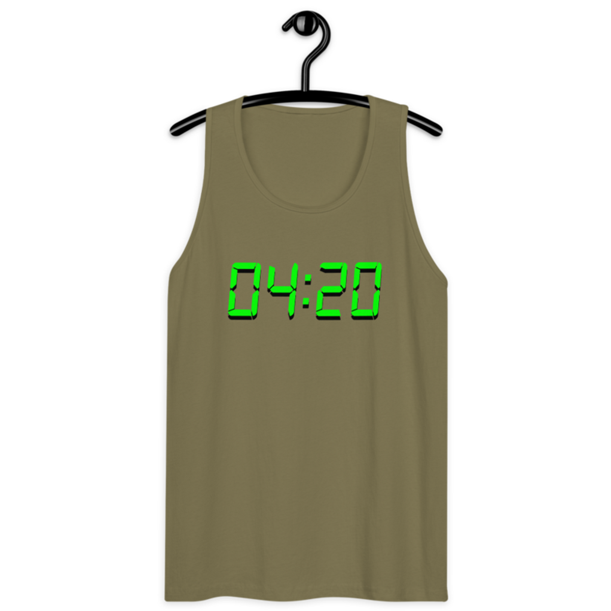04:20 Digital – Men’s premium tank top — military green