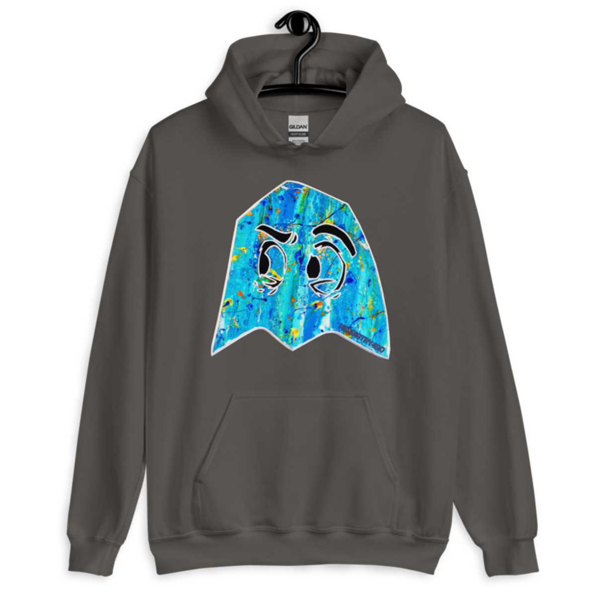 Blue Ghost – Unisex Hoodie — charcoal
