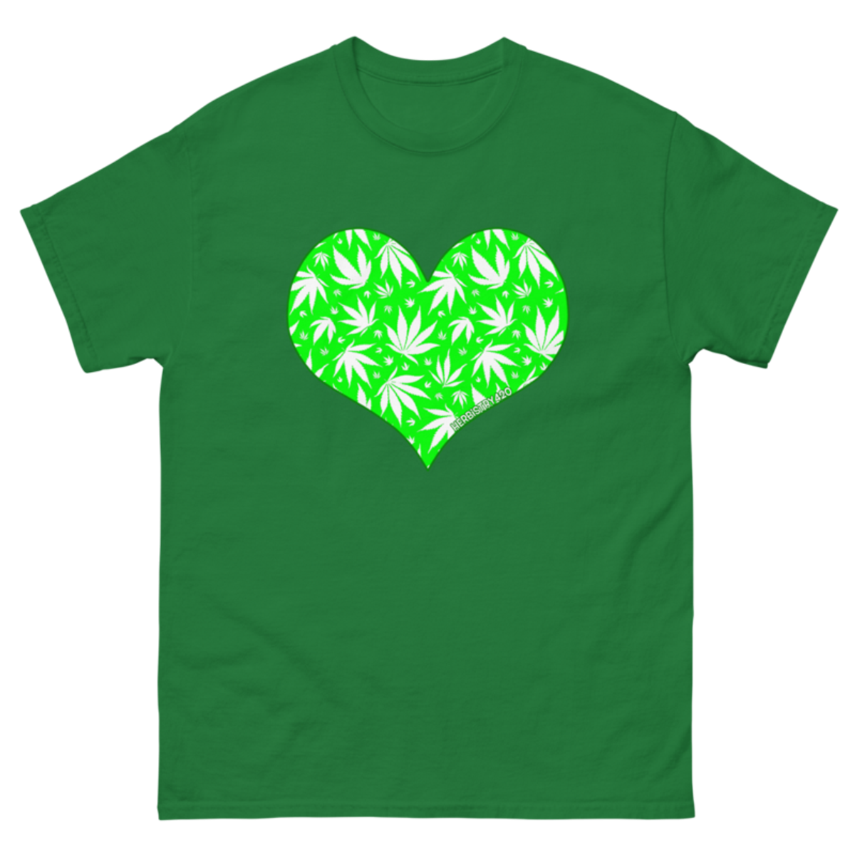 Love Weed – Unisex Classic Tee — turf green