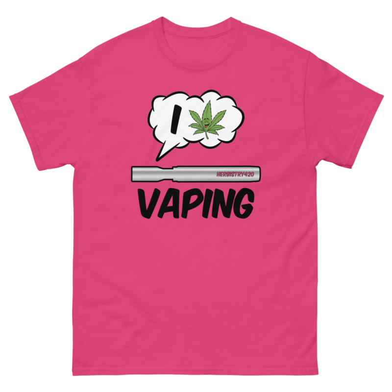 I Love Vaping – Unisex classic tee — heliconia