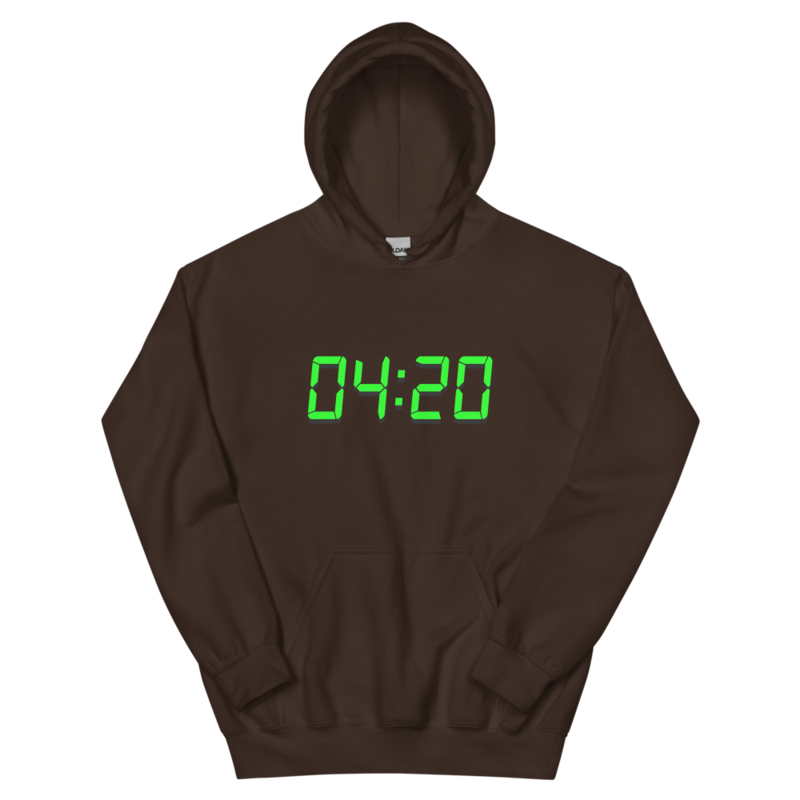04:20 Digital – Unisex Hoodie — dark chocolate