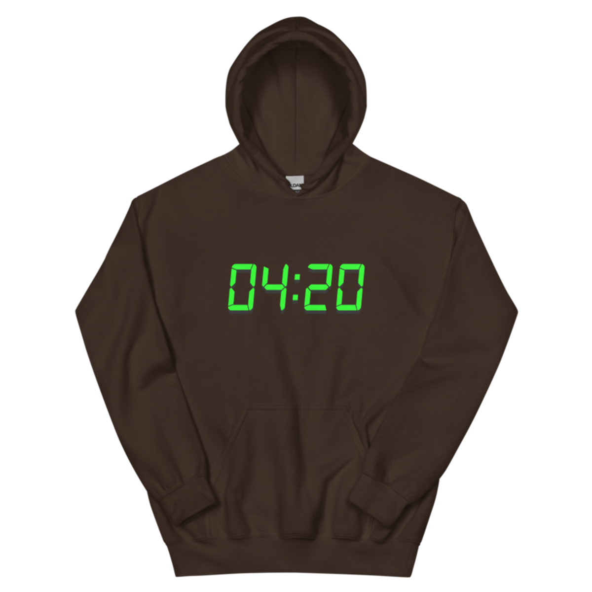 04:20 Digital – Unisex Hoodie — dark chocolate